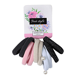 Резинка для волос "Синди люкс" (набор 10 шт) пастель, 4 см, микс   9887950