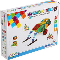 Магнитный конструктор «Магический магнит», 48 деталей