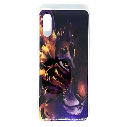 Силиконовый чехол NONAME для Samsung Galaxy A02 Злой тигр, чёрный (3)