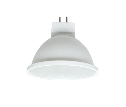 Лампа светодиодная ECOLA MR16 5.4W/6000K/GU5.3 матовое стекло (композит) 48x50
