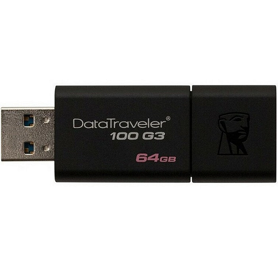 USB 64Gb Kingston DataTraveler 100 G3 Black