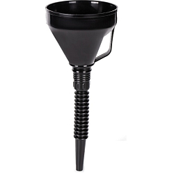 Воронка непроливайка с гибким носиком AVS OFN-135 (D-135мм, L-370мм)(латун.сетч.фильтр)