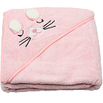 Уголок детский 80*80 "Зверята" микрофибра, розовый