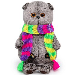 Мягкая игрушка Басик в ярком шарфе , 30см (Ks30-202)
