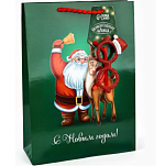 Пакет «Новогодний», с очками, 31×11×40 см 10878763