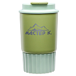 Термокружка, 360 мл, Путешествие "Мастер К", сохраняет тепло 6 ч, салатовый   9910557