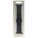 Силиконовый ремешoк NONAME для Apple Watch 42/44/49 mm черный