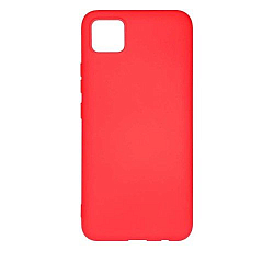 Задняя накладка SILICONE CASE Soft Matte для Realme C11 красный