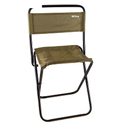 Стул складной со спинкой ПС2, 38,5 х 36,5 х 65,5 см, хаки