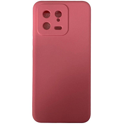 Задняя накладка SILICONE COVER для Xiaomi 13 №07 Розовый