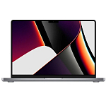 Ноутбук 14 " Apple Macbook Pro 14 (Apple M1 Pro / 16 ГБ/ SSD 512 ГБ/ Apple graphics 14-core/ macOS) MKGP3, серый космос, русская клавиатура (LL)