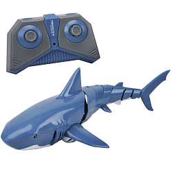 Игрушка водная р/у Mioshi Tech "Большая белая акула" (34 см, 4 кан., аккум.)