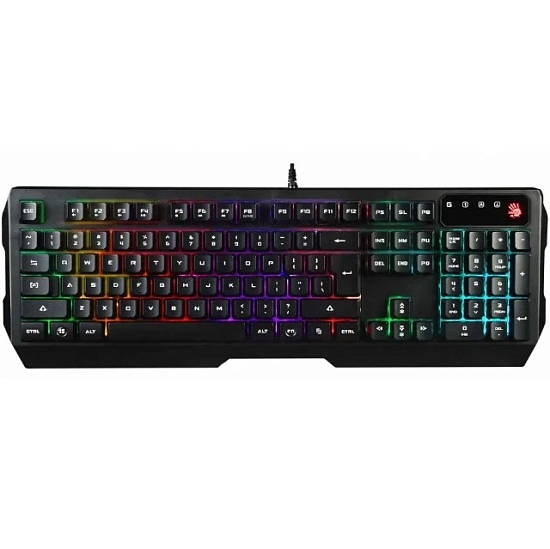 Клавиатура A4TECH Bloody Q135 Neon черный USb