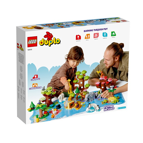 Конструктор LEGO DUPLO 10975 Дикие животные мира