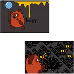 Папка-конверт на ZIP-молнии B5, 160 мкм, ErichKrause "Винни-Пух", микс