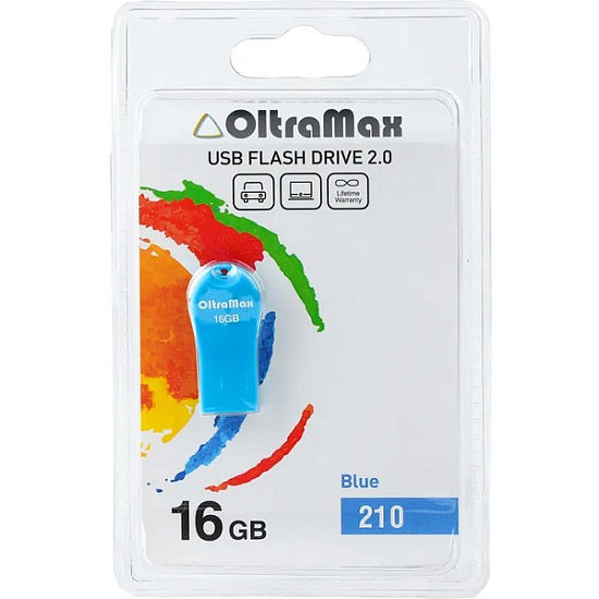 USB 16Gb OltraMax 210 голубой