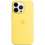 Силиконовый чехол SILICONE Case MagSafe для iPhone 13 Pro, жёлтый