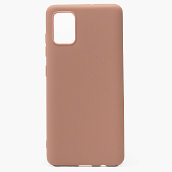 Задняя накладка ZIBELINO Soft Matte для Samsung Galaxy A51 (Coffee)