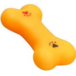 Игрушка пищащая малая "Косточка с лапками" для собак, 8,5 см 1121025