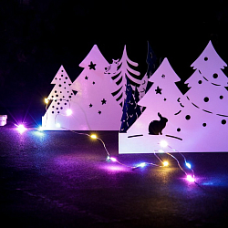 Украшение с гирляндой «Лес» 4376106