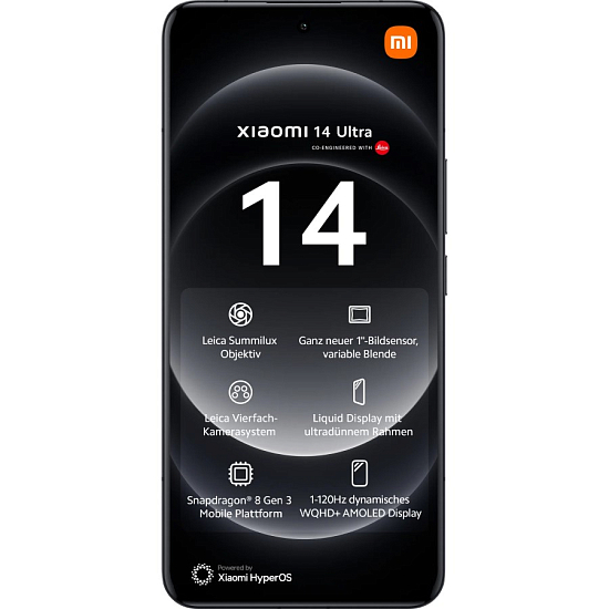 Смартфон Xiaomi 14 Ultra 16/512 GB Черный
