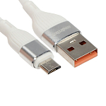 Кабель USB <--> microUSB  1.0м SMARTBUY S72 белый (iK-12-S72w)