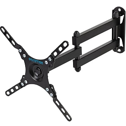 Кронштейн KROMAX Dix-13 black, 15-42", настенный, поворотно-выдвижной и наклонный (20262)