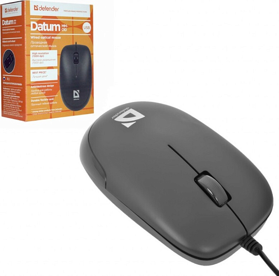 Мышь DEFENDER Datum MM-010 Black
