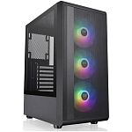 Корпус THERMALTAKE S200 TG ARGB CA-1X2-00M1WN-00 /Black/Win/SPCC/Tempered Glass*1/120mm ARGB Lite Fan*3/Brown Box