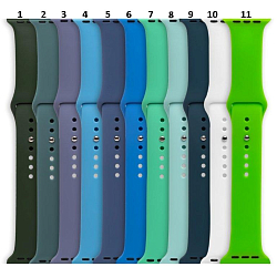 Силиконовый ремешoк SPORT WS для Apple Watch 38/40 mm