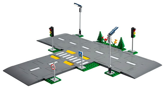 Конструктор LEGO City 60304 Перекрёсток УЦЕНКА