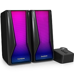 Колонки 2.0 EXEGATE Accord 230 EX289687RUS черный (2х3Вт)