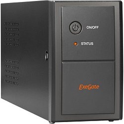 Источник бесперебойного питания ExeGate EP285474RUS Power Back BNB-850.LED.AVR.EURO.RJ.USB <850VA/480W, LED, AVR,2 евророзетки, RJ45/11, USB, Black>