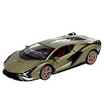 Машинка металлическая, 1:24, инерционная, хаки