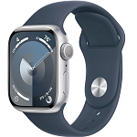 Часы Apple Watch Series 9 GPS, 41 мм, Silver, Sport Band