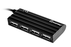 USB-Хаб SMARTBUY (SBHA-6810-K) черный, 4 порта