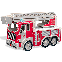 Деревянный конструктор «Пожарная машина»