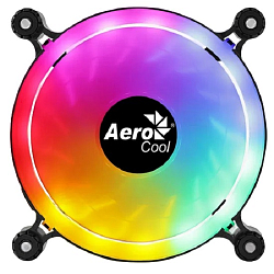 Вентилятор AeroCool Spectro 12 FRGB черный, 120 мм, 1000 об/мин, 19.6 дБ, 4 pin