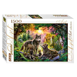 Пазл Step Puzzle Волки 1500