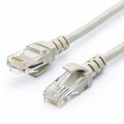 Патч-корд  5.0м GEPLINK GL3719 кат.5е серый