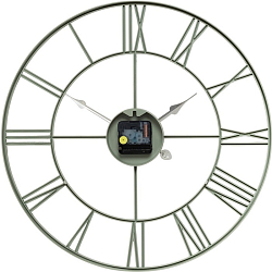 Часы настенные РУБИН "Классика" круг d=45,5см, открытая стрелка, корпус оливковый (4848-005)