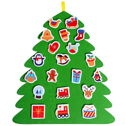 Новогодние фанты из фетра «Ёлочка»