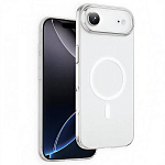 Задняя накладка KEEPHONE Non-Yellowing Magsafe Clear Case для iPhone 17 Air, Clear