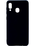 Силиконовый чехол NONAME для Samsung Galaxy A30 черный, ультратонкий