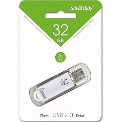 USB 32Gb SMARTBUY V-Cut Silver