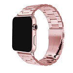 Металлический ремешoк NONAME для Apple Watch 38/40mm розовый (1604)