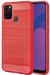 Задняя накладка ZIBELINO ELEGANT для Honor 9A (красный)