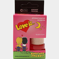 Ароматизатор CONTEX LOVE IS Бубл Гам стеклянный бочонок