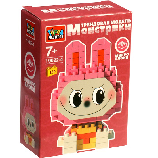 Конструктор 3D «Монстрики», 154 детали 10957036