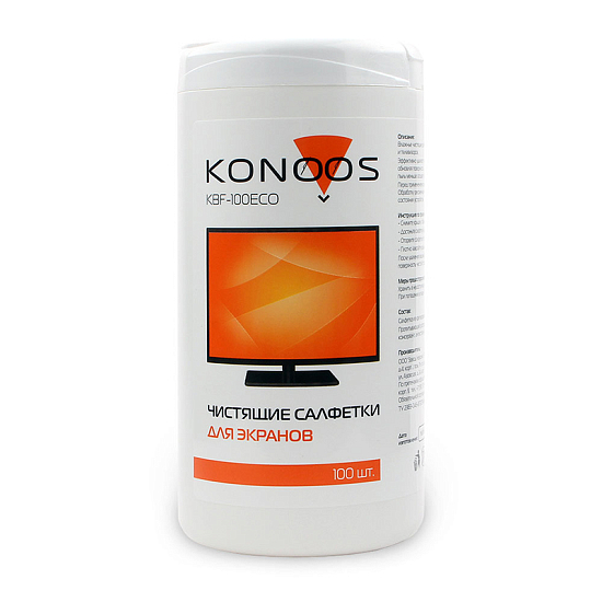 Салфетки KONOOS KBF-100ECO банка (100 шт.)